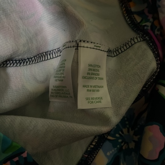 Lilly Pulitzer Jordanna Jacket UPF 50+ High Tide Navy Shes Got Sol Large NWT - Picture 7 of 11